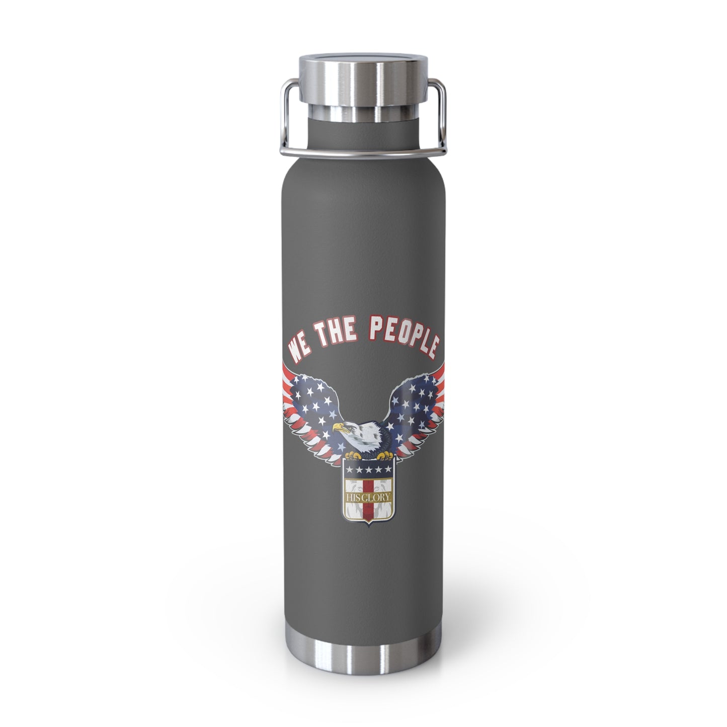 His Glory "We The People" 22oz Copper Vacuum Insulated Bottle