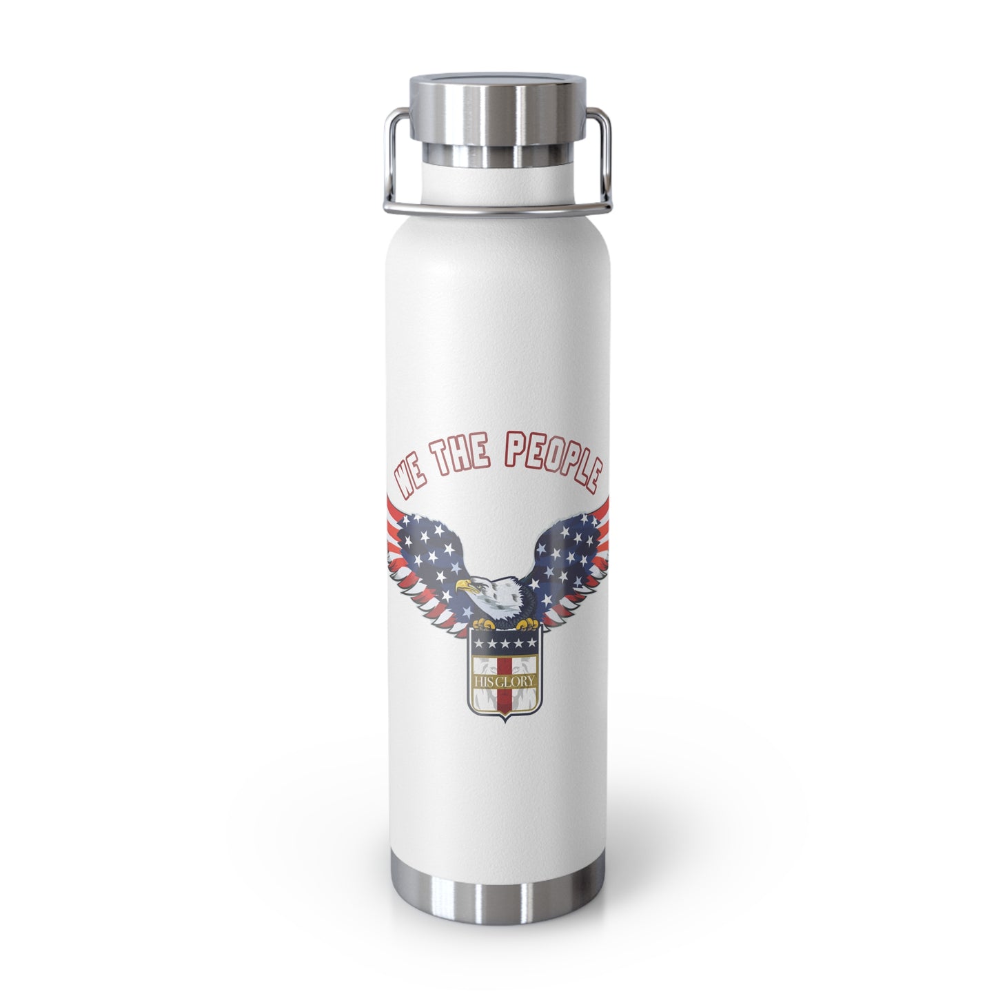 His Glory "We The People" 22oz Copper Vacuum Insulated Bottle