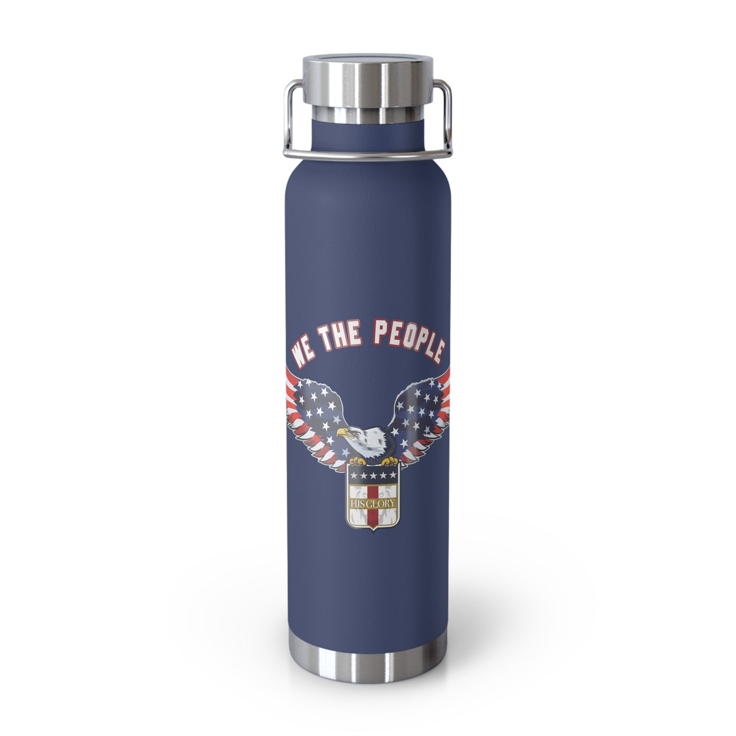 His Glory "We The People" 22oz Copper Vacuum Insulated Bottle