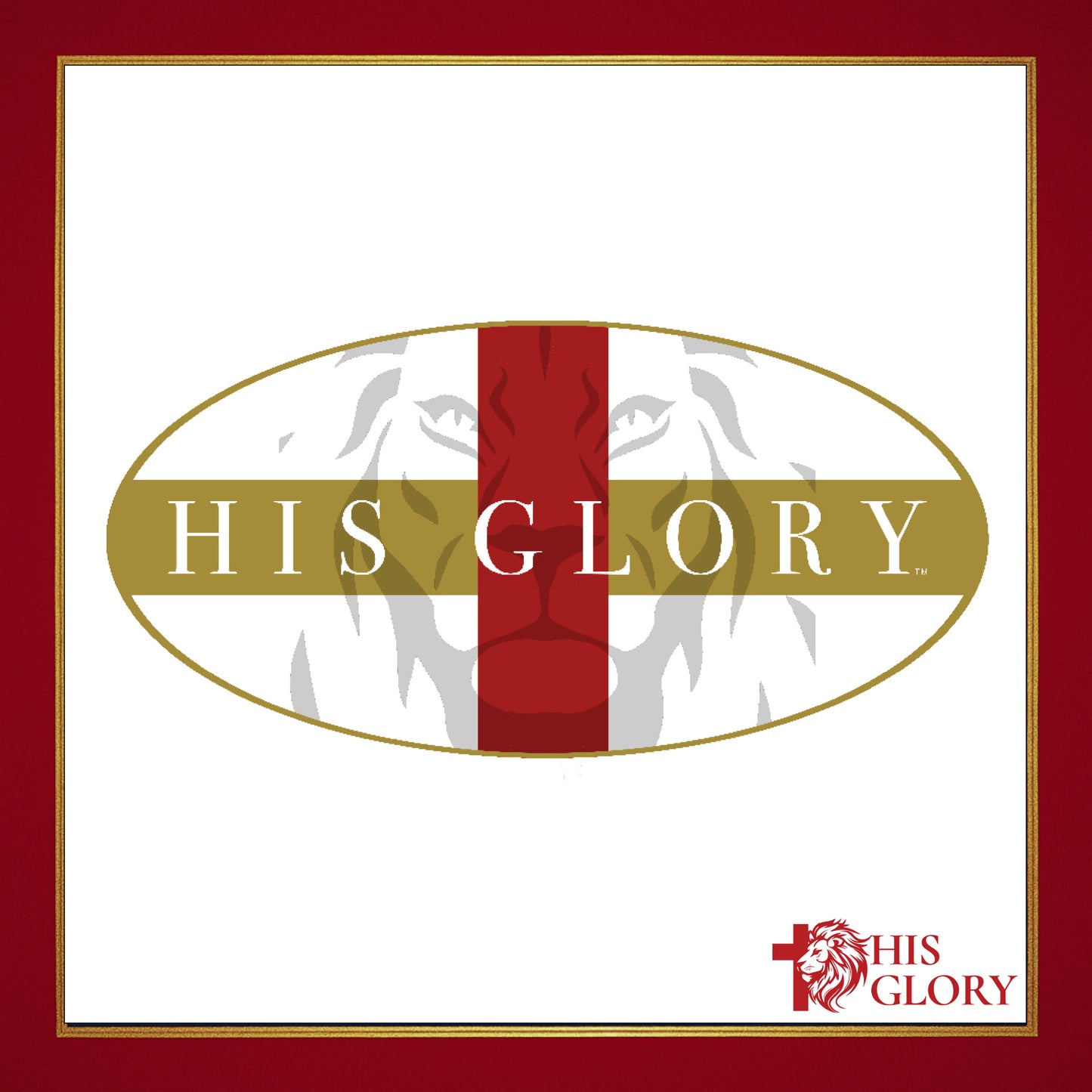 His Glory Car Magnet