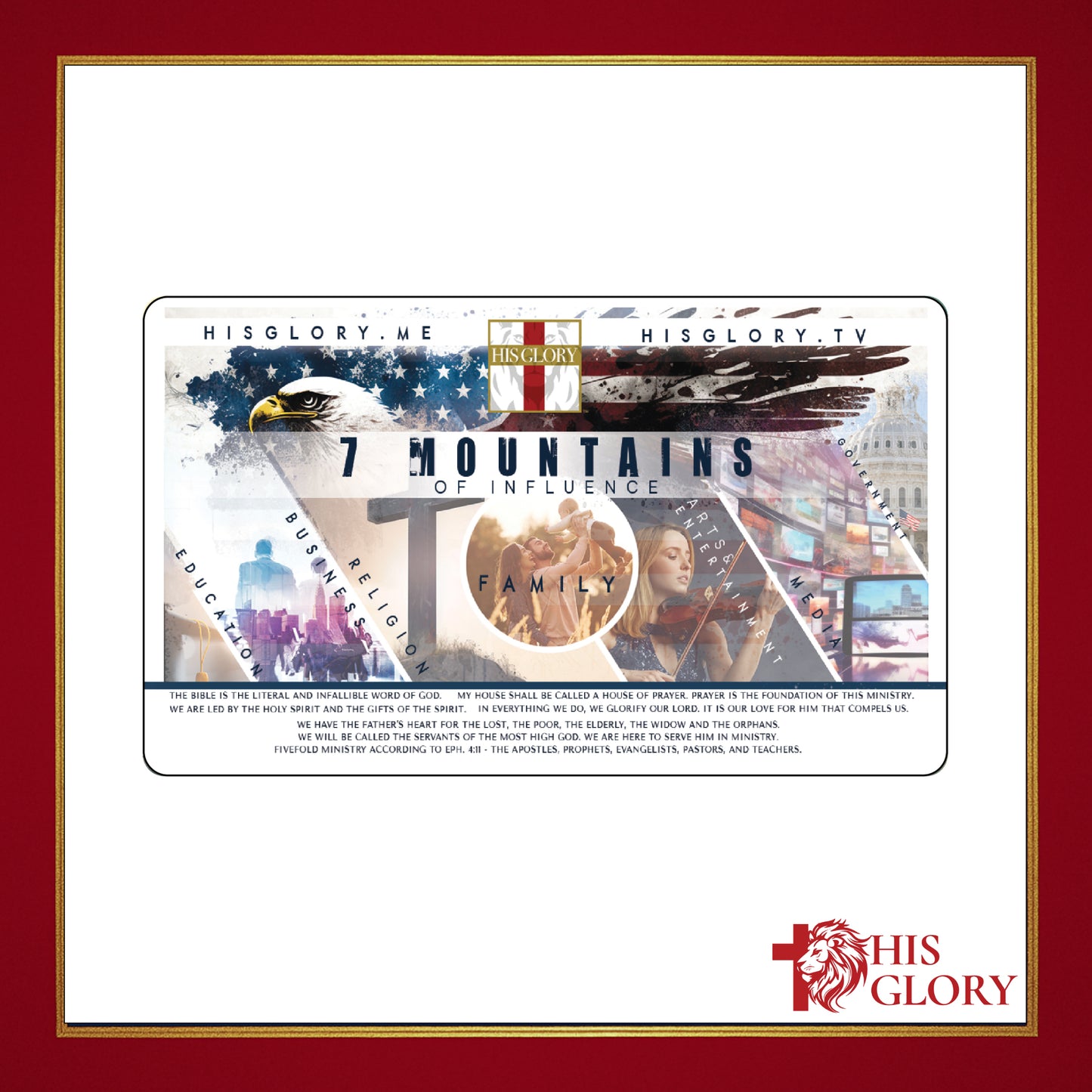 His Glory Witness Cards - Pack of 25