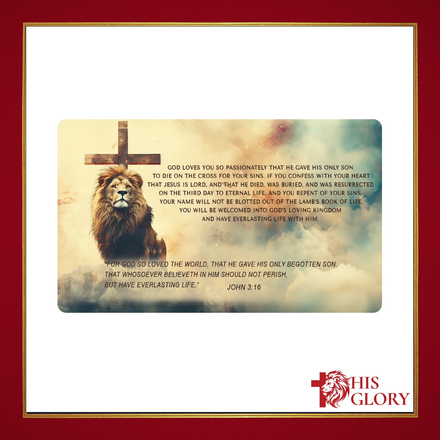 His Glory Witness Cards - Pack of 25