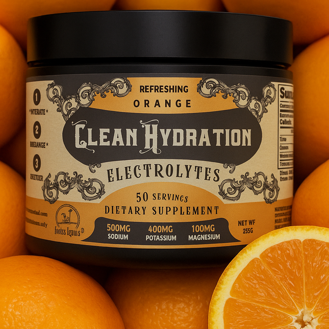 Clean Hydration Electrolytes - Orange