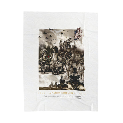 WWII Blanket - 'A Nation Remembers'