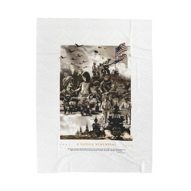 WWII Blanket - 'A Nation Remembers'