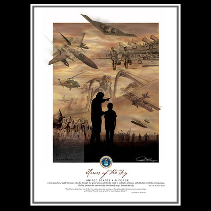 Military Aviation Art - 'Heroes of the Sky'