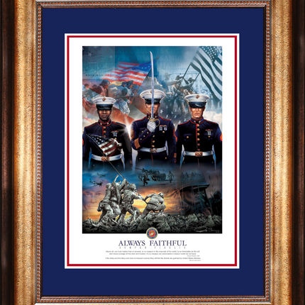 Marine Painting - 'Always Faithful'
