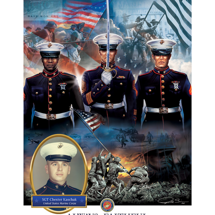 Marine Painting - 'Always Faithful'