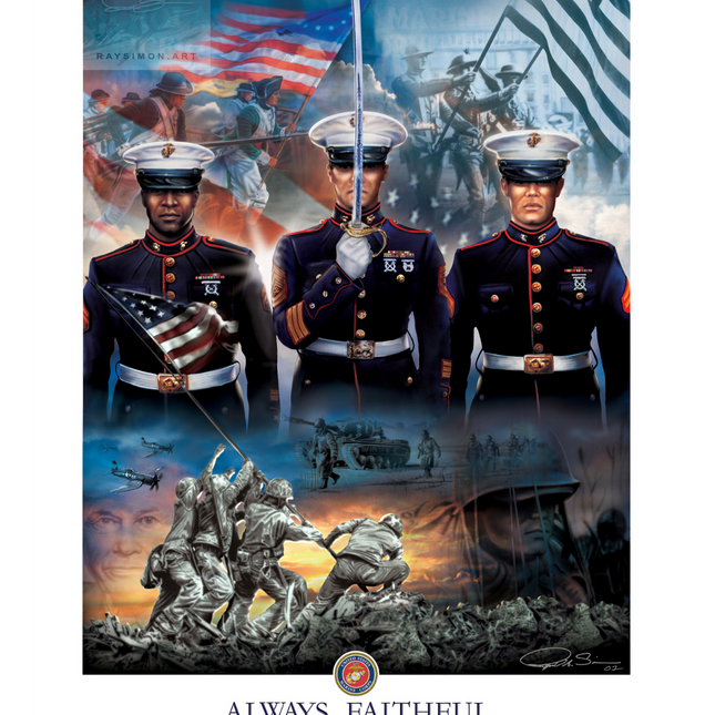 Marine Painting - 'Always Faithful'