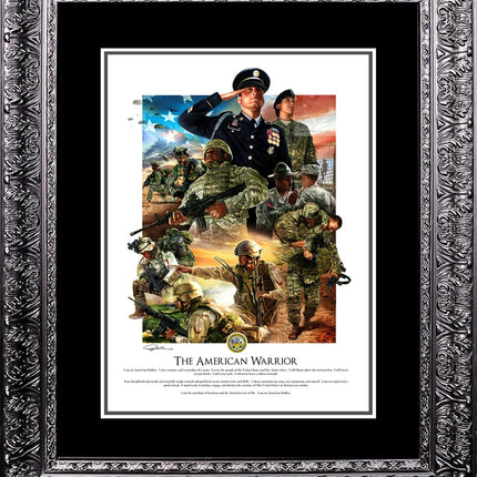 Army Artwork - 'The American Warrior'