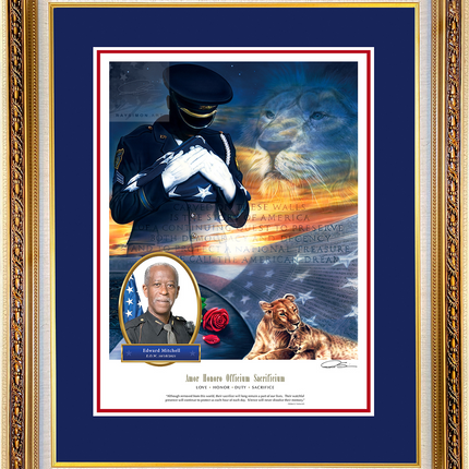 Police Artwork - 'Love Duty Honor Sacrifice'