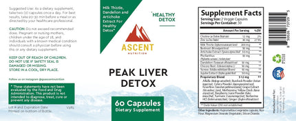 Peak Liver Detox, 60 Capsules, 512 mg
