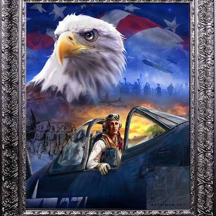 Air Force Painting - 'Aviators of Freedom'