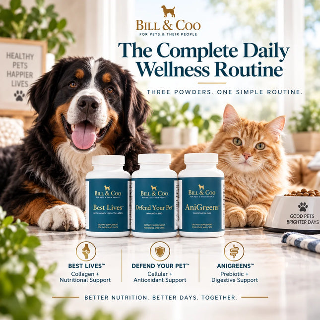 Pet Wellness Pack – Anigreens, Longer Lives & Defend Your Pet