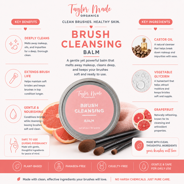 Brush Cleansing Balm - sulfate-free
