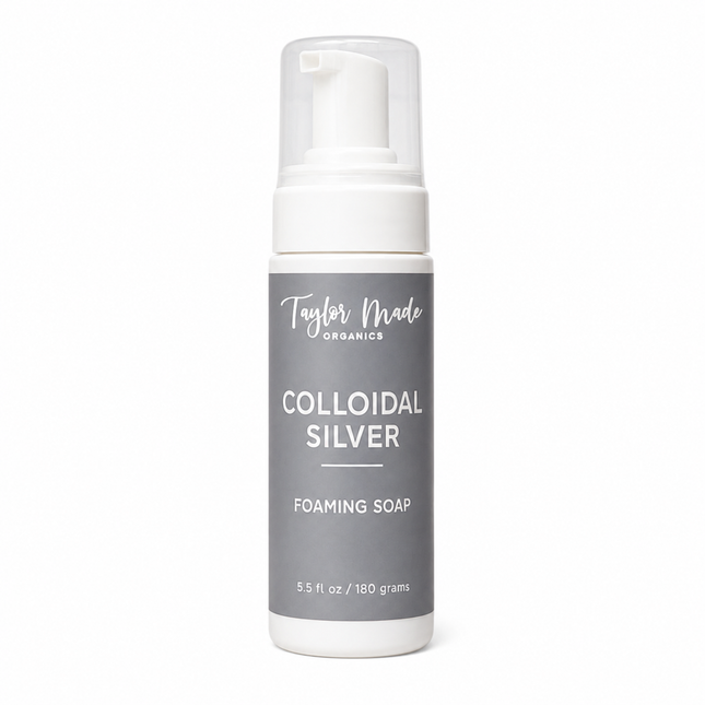 Colloidal Silver Organic Foaming Soap | sulfate-free