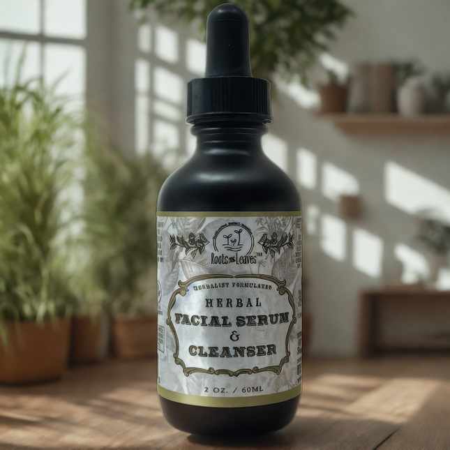 Herbal Facial Serum & Cleanser
