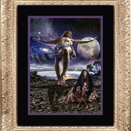 Jesus Christ Painting - 'The Crucifixion'