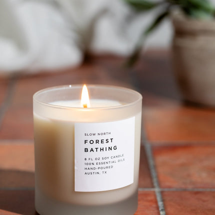 Forest Bathing - Signature Candle (Fir + Pine + Patchouli)