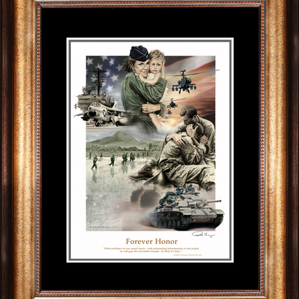Military Artwork - 'Forever Honor'