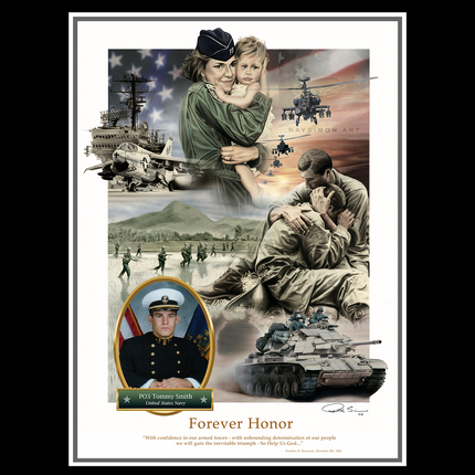Military Artwork - 'Forever Honor'