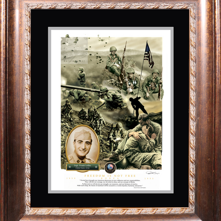 Korean War Art - 'Freedom is Not Free'