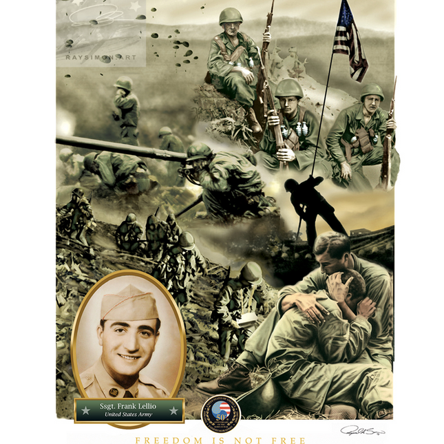 Korean War Art - 'Freedom is Not Free'