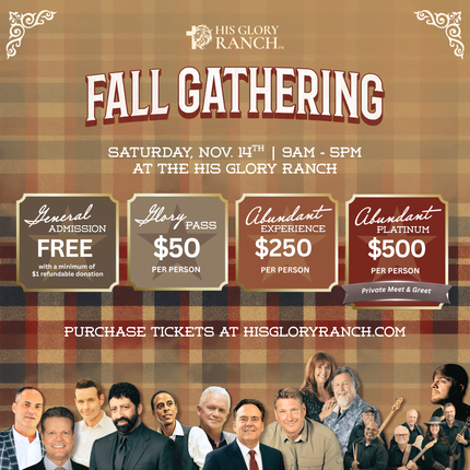 His Glory Ranch Fall Event