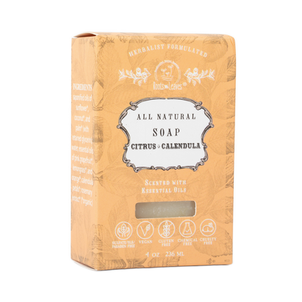 Organic Vegan Citrus + Calendula Bar Soap