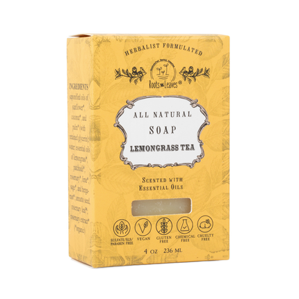 Organic Vegan Lemongrass Tea Bar Soap