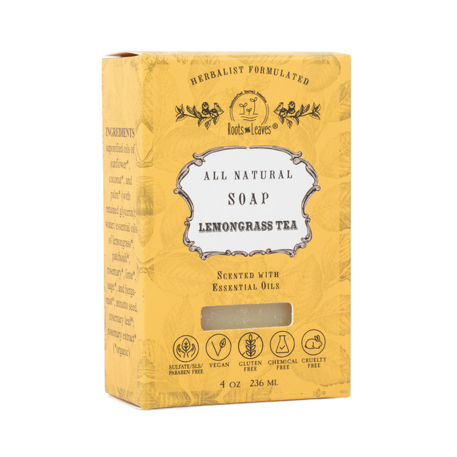 Organic Vegan Lemongrass Tea Bar Soap