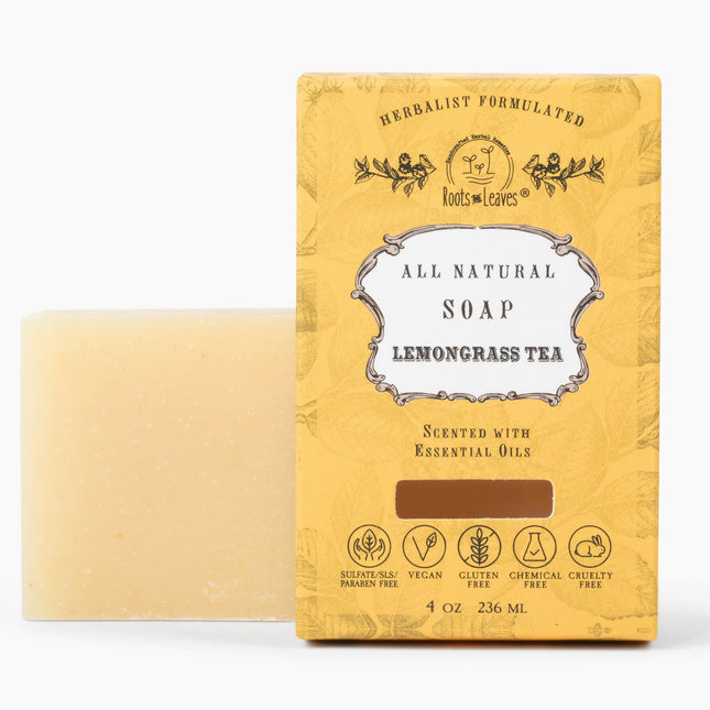 Organic Vegan Lemongrass Tea Bar Soap