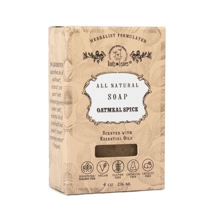 Organic Vegan Oatmeal Spice Bar Soap