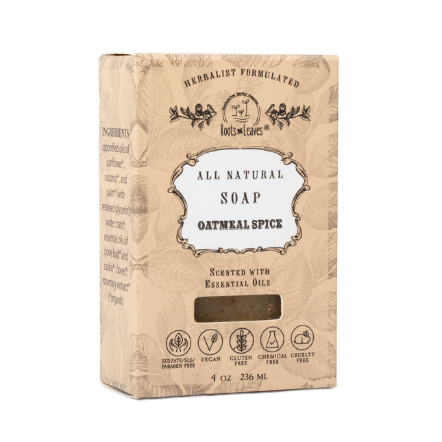 Organic Vegan Oatmeal Spice Bar Soap