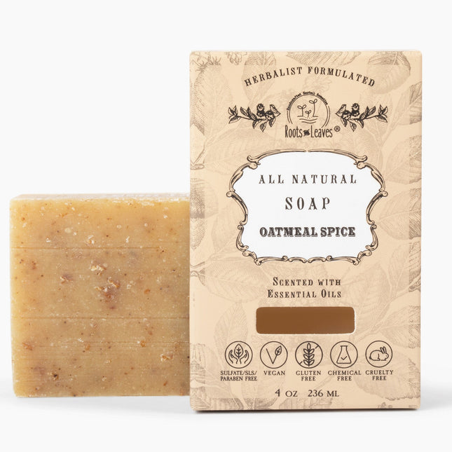 Organic Vegan Oatmeal Spice Bar Soap