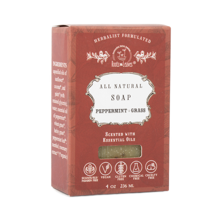 Organic Vegan Peppermint Bar Soap