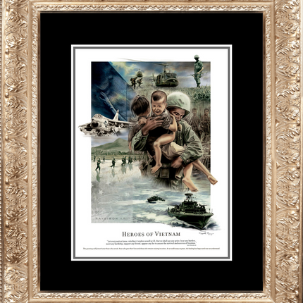 Vietnam War Artwork - 'Heroes of Vietnam'