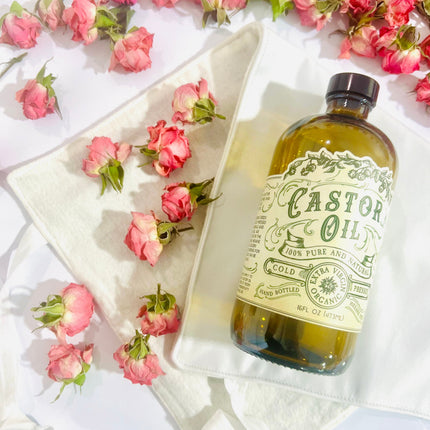 Organic Cold Pressed Hexane Free Castor Oil 16 oz