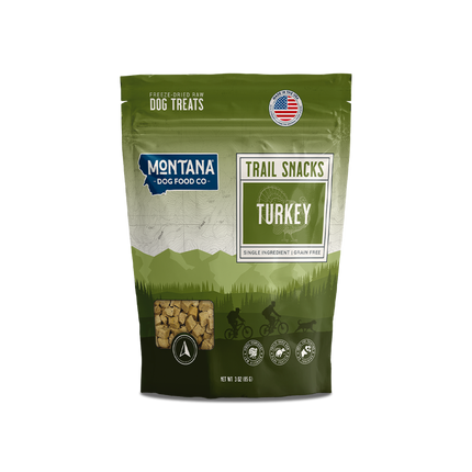 Turkey Heart Freeze-dried Raw Trail Snacks (Treats) for Dogs 3oz