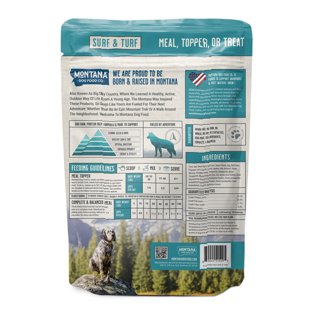 Grain-free Surf & Turf Freeze-dried Raw Adventure Fuel (Dog Food)