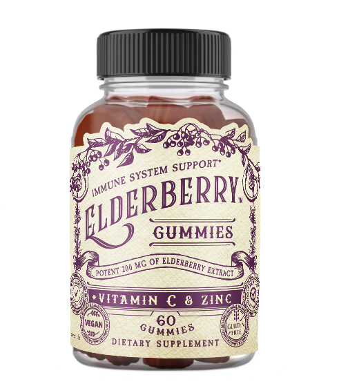 Elderberry Gummies with Vitamin C & Zinc