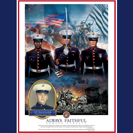 Marine Painting - 'Always Faithful'