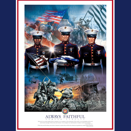 Marine Painting - 'Always Faithful'