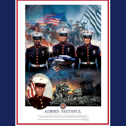 Marine Painting - 'Always Faithful'