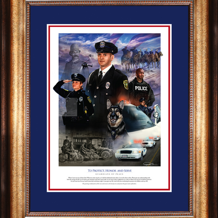 Police Artwork - 'Guardians of Peace'