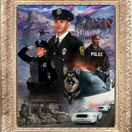 Police Artwork - 'Guardians of Peace'