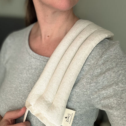 Eye Mask + Neck Wrap Bundle - Natural