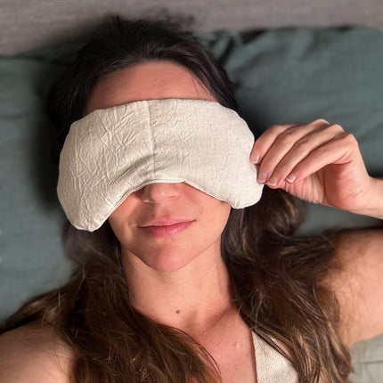 Eye Mask + Neck Wrap Bundle - Natural