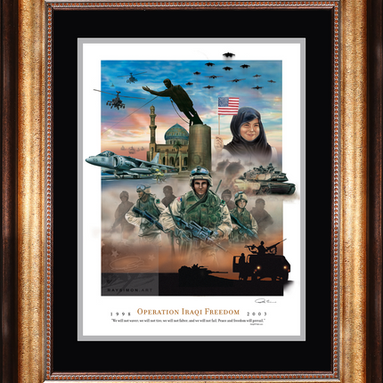 Iraq War Art - 'Operation Iraqi Freedom'