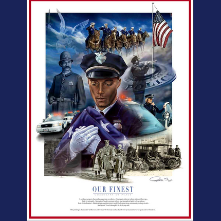 Police Artwork - 'Our Finest'
